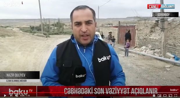 Cəbhənin Goranboy istiqamətində son vəziyyət - VİDEOREPORTAJ
