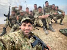 Ermənilər cəbhəyə gedən Kamil Zeynallını hədəf aldı - FOTO