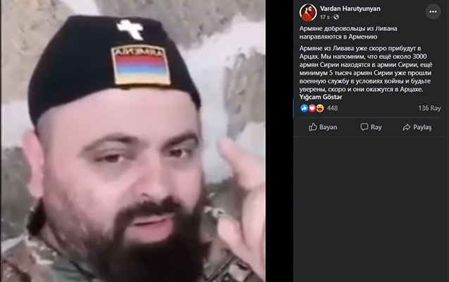 Livandan olan erməni silahlıları Qarabağa göndərilir - Video