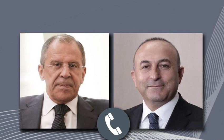 Çavuşoğlu və Lavrov Qarabağı müzakirə ediblər
