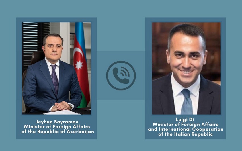 Azərbaycan və İtaliyanın XİN başçıları arasında telefon danışığı olub