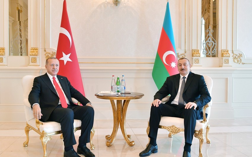 İlham Əliyev Rəcəb Tayyib Ərdoğana təşəkkür etdi