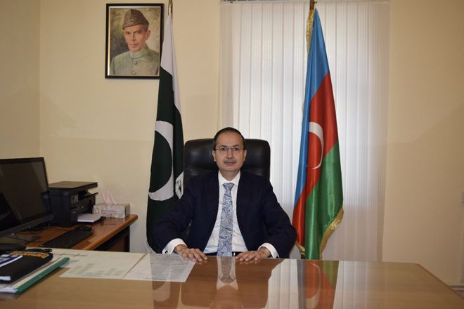 Pakistan səfiri: Dualarımız Gəncə əhalisi ilədir