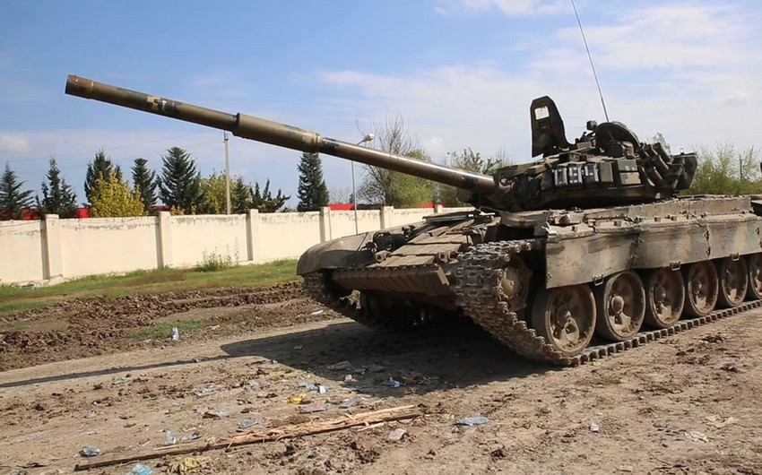 "Düşmənin xeyli sayda hərbi texnikası məhv edilib, 6 tank ələ keçirilib" - Müdafiə Nazirliyi