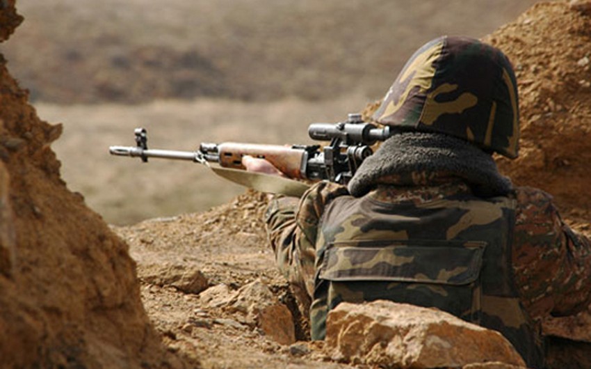 Düşmən Tərtəri yenidən atəşə tutub