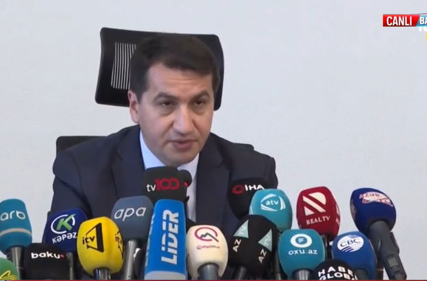 Hikmət Hacıyev beynəlxalq ictimaiyyətə müraciət edib