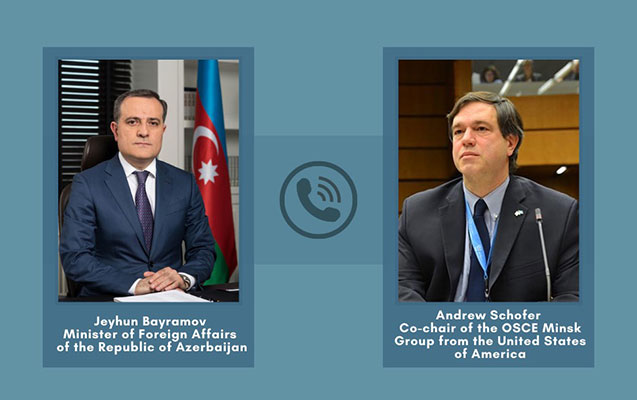 Ceyhun Bayramov amerikalı həmsədrlə danışdı