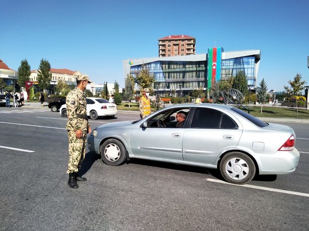 Karantin rejimi ilə əlaqədar Qubada polis gücləndirilmiş iş rejimində çalışır - FOTO