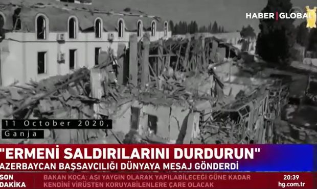 “Haber Global” ermənilərin Gəncədə törətdikləri terror aktı ilə bağlı videoçarx yayımladı - VİDEO