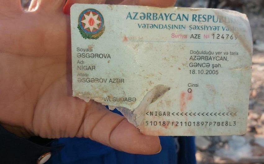 Ermənilərin Gəncəyə raket atması nəticəsində həlak olanlar arasında bir məktəbli də var