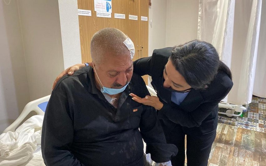 Ombudsman Gəncə terrorunda yaralanmış və zərərçəkmiş sakinlərlə görüşüb