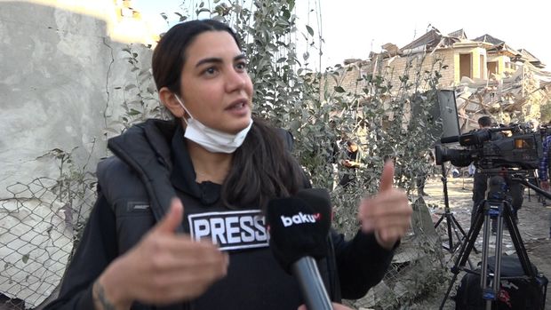 Xarici media nümayəndələri Gəncədəki terrorda gördüklərindən danışdılar - VİDEO