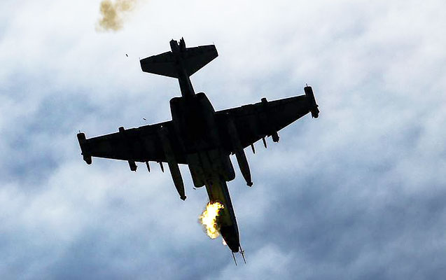 Ermənistanın növbəti Su-25 təyyarəsi vuruldu