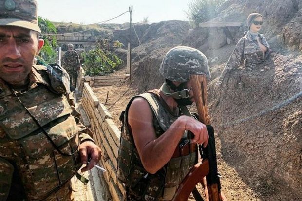 Ermənistan ordusu döyüş bölgəsində  manekenlərdən istifadə edir