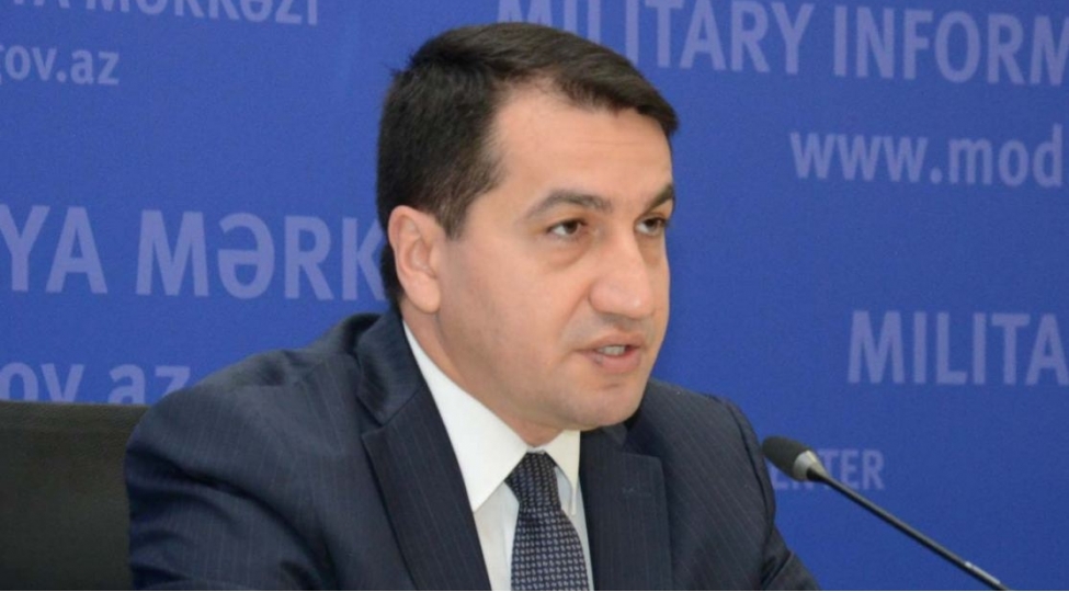 Hikmət Hacıyev: "Ermənistan dövlət səviyyəsində terror həyata keçirir"