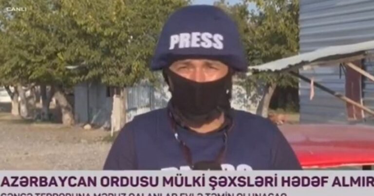 AzTV-nin əməkdaşı cəbhə bölgəsində yaralandı