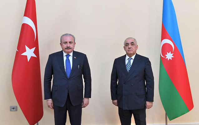Əli Əsədov Mustafa Şentopla görüşdü - Foto
