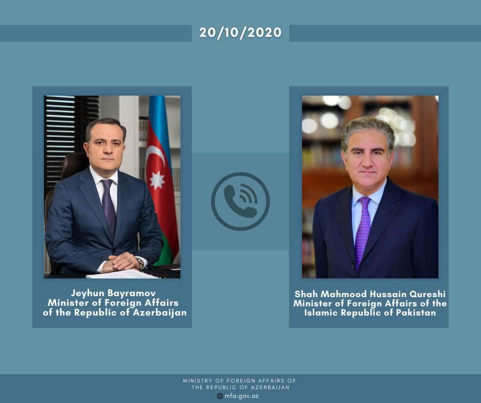 Azərbaycan və Pakistan XİN rəhbərləri arasında telefon danışığı olub