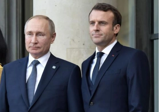 Makron və Putin Qarabağ məsələsini müzakirə etdi