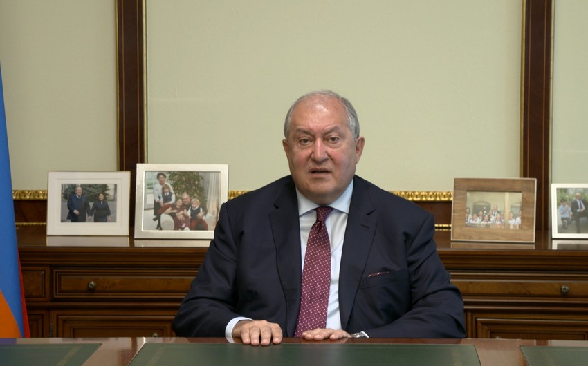 Ermənistan prezidenti Brüsselə getdi