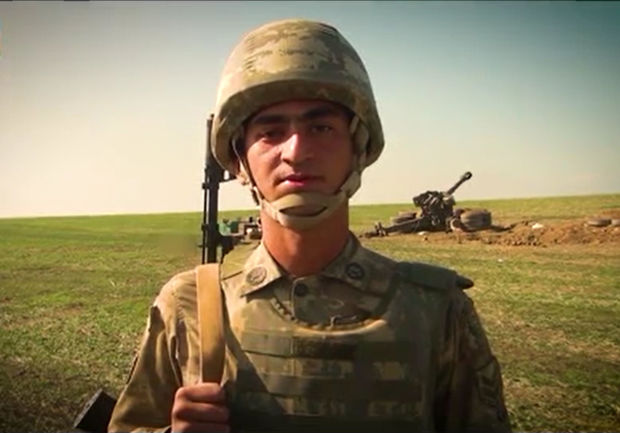 Düşmənə qarşı mübarizə aparan qəhrəmanlarımız - VİDEO