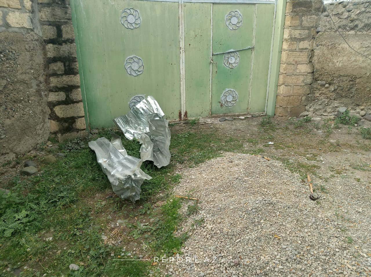 Ermənilər Tərtərə top mərmiləri atdı, evlər dağıldı - FOTO