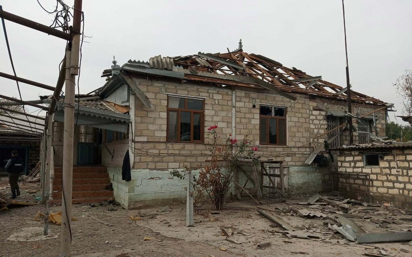 Tərtər şəhəri və rayonun kəndləri atəşə tutulur