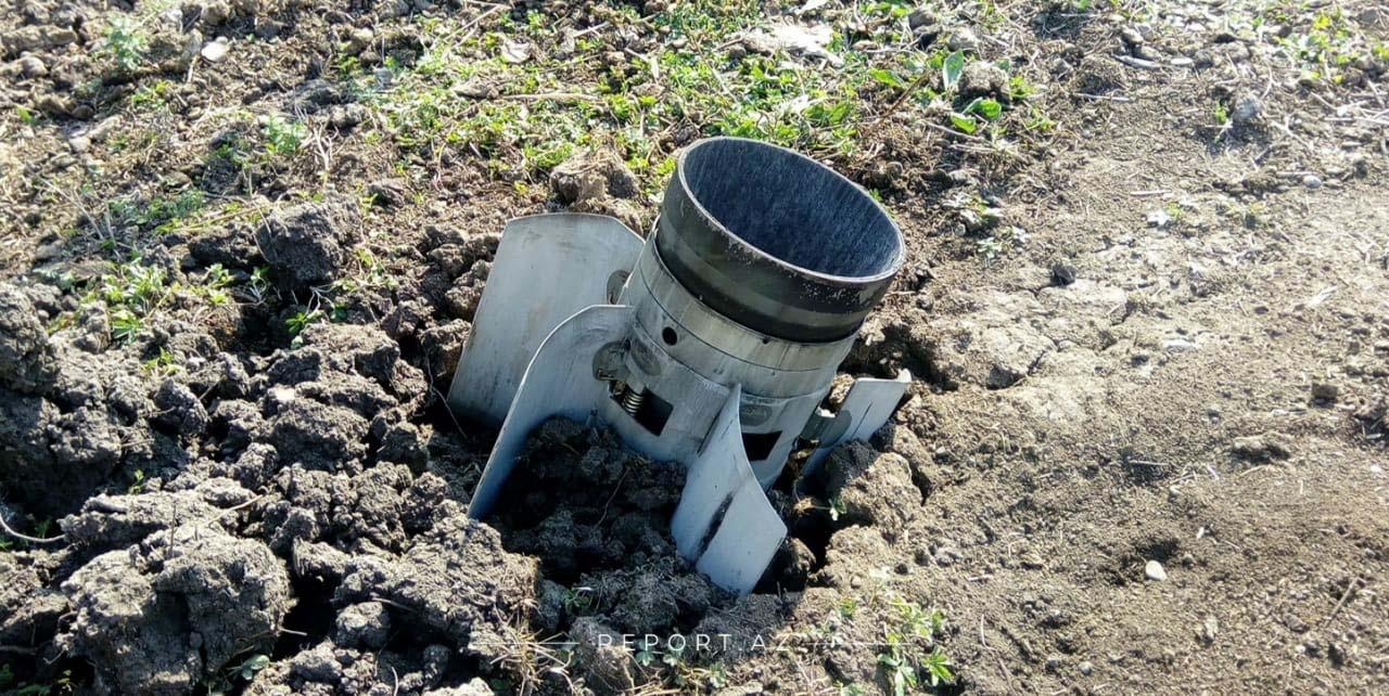 Düşmənin atdığı daha bir “Smerç” Tərtərin Düyərli kəndinə düşüb