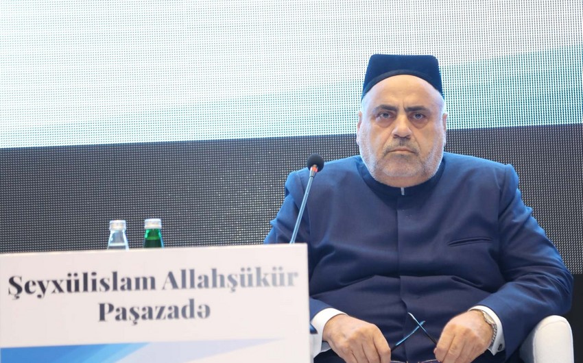 Şeyxülislam Allahşükür Paşazadə bəyanat verib