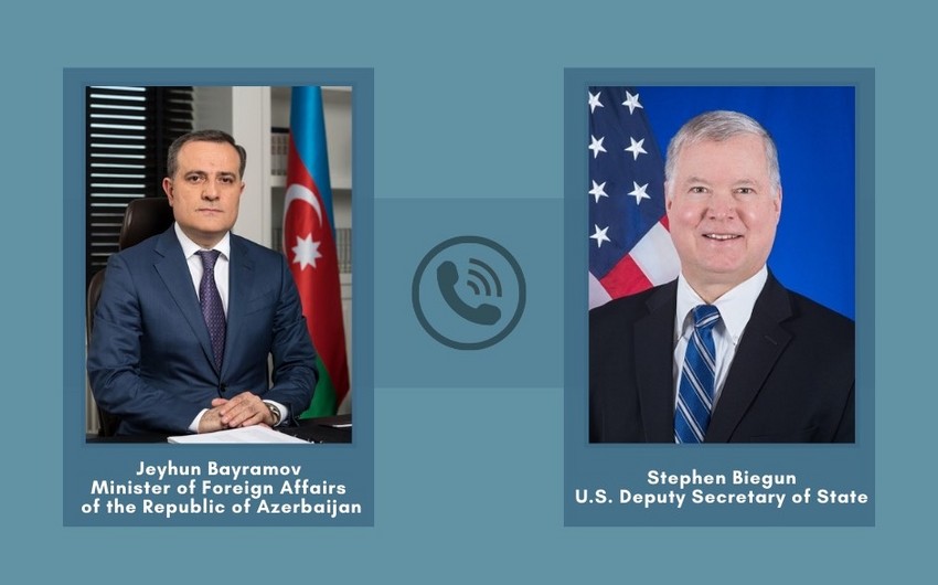 Ceyhun Bayramov və ABŞ Dövlət katibinin müavini arasında telefon danışığı olub