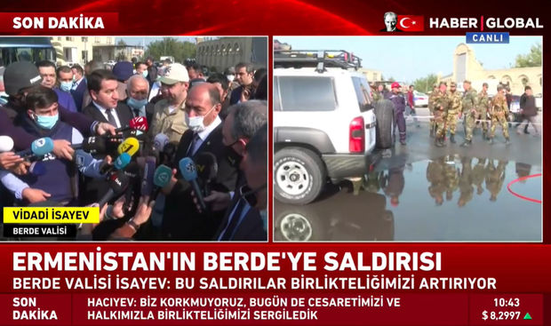 “Haber Global” Bərdədə erməni cinayətlərinin son nəticələrini çatdırır - CANLI YAYIM