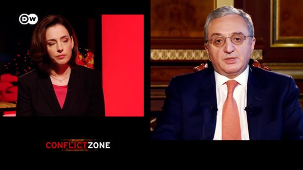 Almaniyanın DW nəşrinin müxbiri Mnatsakanyana: “Regionda təxribatlarla məşğul olduğunuzu etiraf edirsinizmi?”
