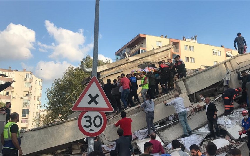 İzmirdə həlak olanların sayı 49 nəfərə çatıb