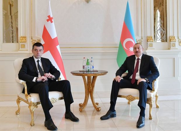İlham Əliyev Gürcüstanın baş nazirini hakim partiyanın seçkilərdə qalib gəlməsi münasibətilə təbrik edib