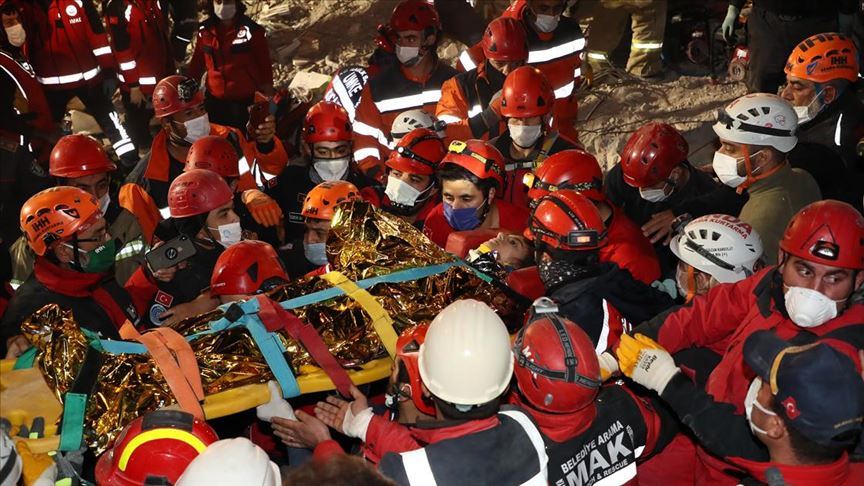 14 yaşlı İdil 58 saatdan sonra dağıntılar altından sağ çıxarıldı