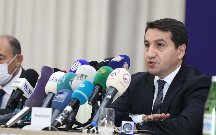 Hikmət Hacıyev: “Ermənistan yeni hərbi cinayətlər üçün zəmin yaradır”
