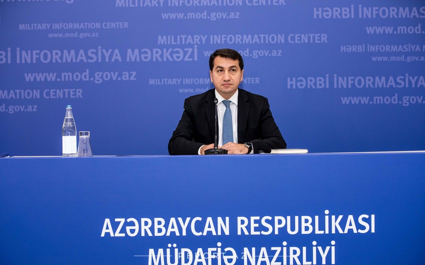 Hikmət Hacıyev: "Qubadlının məscidi donuzxanaya çevrilib"