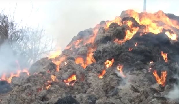 Ermənilərdən Tərtərdə daha bir təxribat: Yaşayış məntəqəsi atəşə tutuldu, yanğın başladı - VİDEO