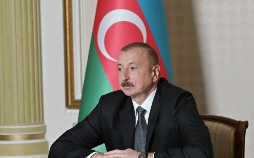 İlham Əliyev: " Xoşbəxt adamam ki, ata vəsiyyətini yerinə yetirdim"
