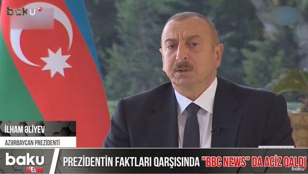 Prezident İlham Əliyevin faktları qarşısında “BBC News” aciz qaldı - VİDEO