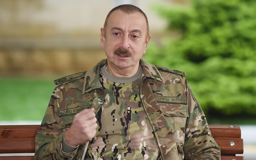 Prezident: "Düşmən hesab edirdi ki, bizim uğurlu hücumumuzun qarşısını ala bilər"