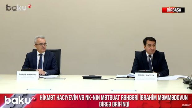 Müharibə nəticəsində Azərbaycana dəymiş ziyanın hesablanması ilə bağlı brifinq keçirilir - CANLI