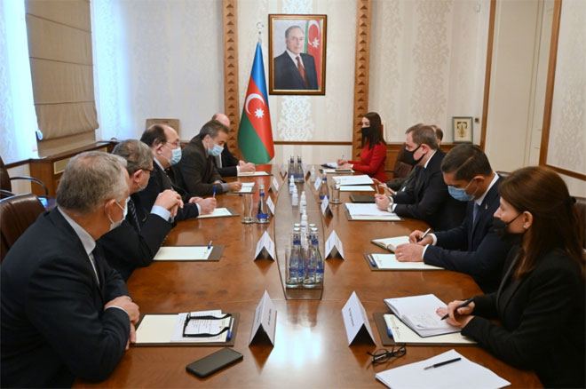 Ceyhun Bayramov Fransa Milli Assambleyasının nümayəndə heyəti ilə görüşüb