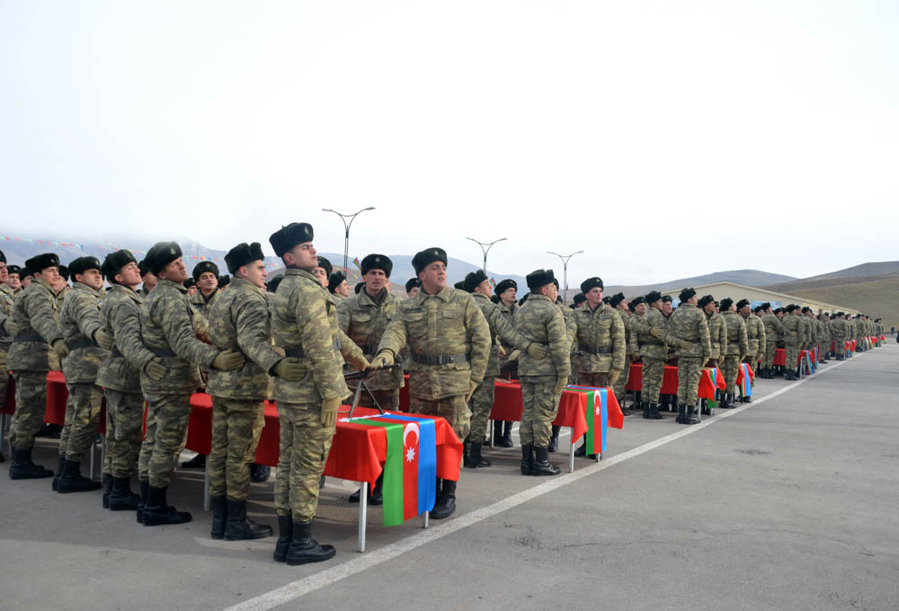 Hərbi Dəniz Qüvvələrində andiçmə mərasimi keçirilib