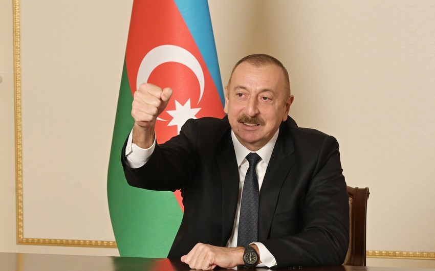 İlham Əliyev: "Biz döyüş meydanında qələbə qazanmışıq"
