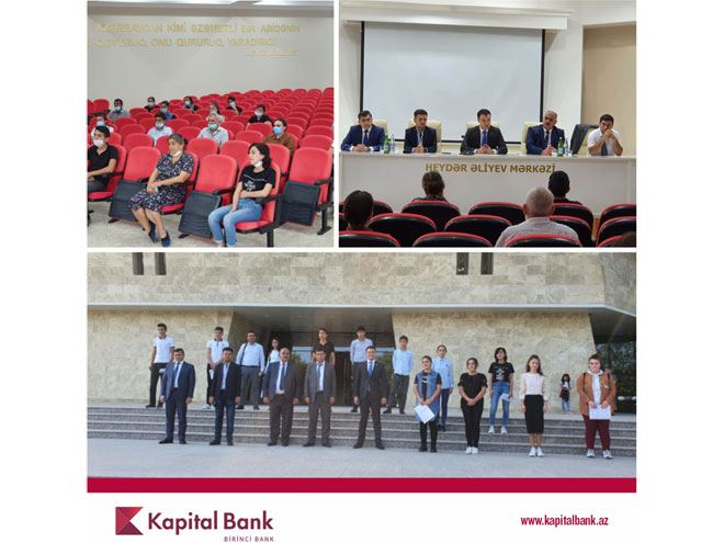 Kapital Bank aztəminatlı ailələrdən olan abituriyentlərə dəstək göstərdi