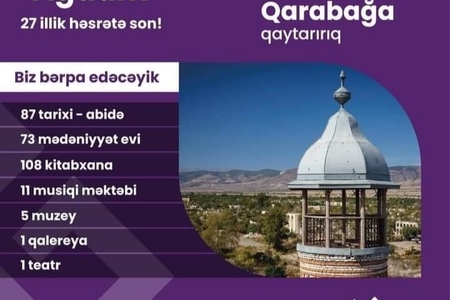 Qənirə Paşayeva Ağdamdan yazdı - "Azadlığın mübarək!"