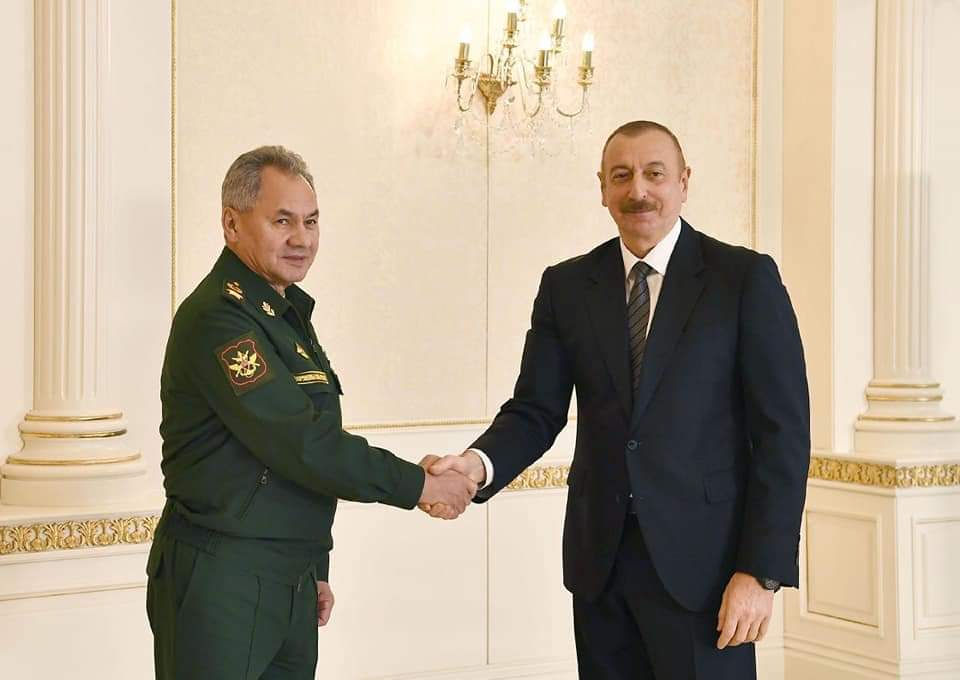İlham Əliyev Sergey Şoyqunu qəbul etdi