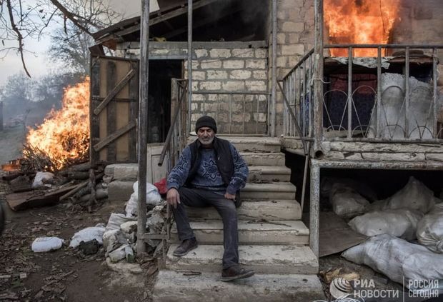 Laçını tərk edən ermənilər vandal hərəkətlərindən əl çəkmirlər - FOTO