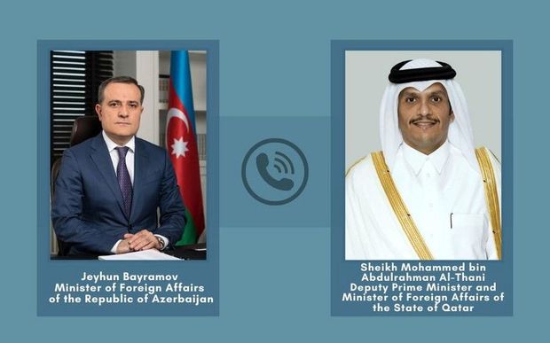 Ceyhun Bayramovun qətərli həmkarı ilə telefon danışığı oldu